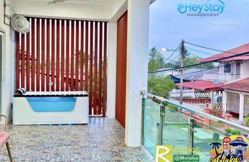 Klebang Besar House | Klebang 4B3B-21Pax Pooltable KaraoK Jaccuzi TownArea