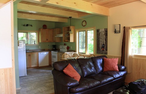 Crawford Bay Cabin | Kootenay Lake Forest Cabin in Crawford Bay, close to public sandy beach.