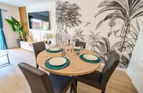Saint-Quentin Apartment | L'Escale Tropicale, appartement indépendant avec terrasse privative