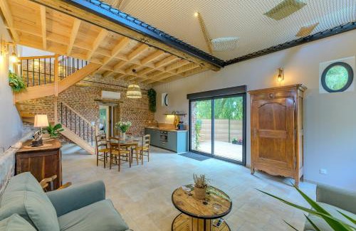 Marcy-sous-Marle House | La Bergerie des 2 Tilleuls - Maison avec jacuzzi