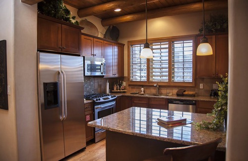 Northeast Santa Fe Condo | La Casa Bella at sunset