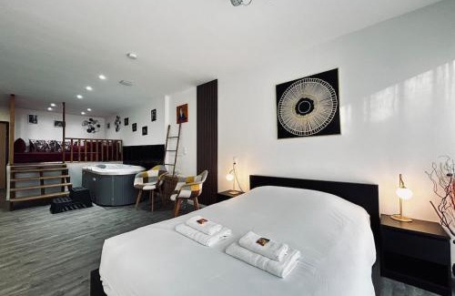 Reims Apartment | La détente marocaine studio jacuzzi et terrasse