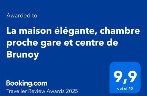 Brunoy House | La maison élégante, chambre proche gare et centre de Brunoy