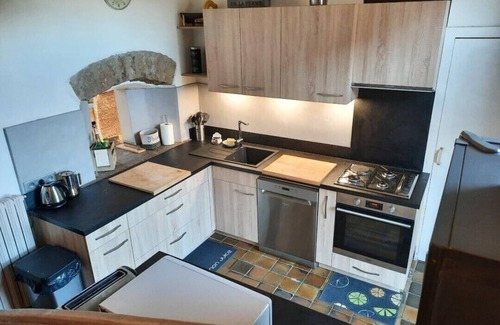 Sarrogna House | La Maison Bleue Renovated former school with garden 4 pers village 5mn from the lakes.