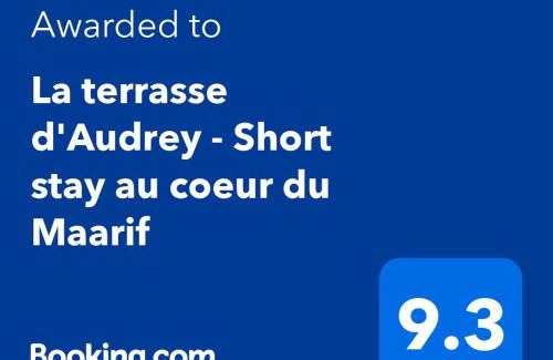 Casablanca Apartment | La terrasse d'Audrey - Short stay au coeur du Maarif
