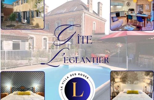 Lucon Bed & Breakfast | La Villa des Roses Gîte Chambres d'hôtes Piscine chauffée