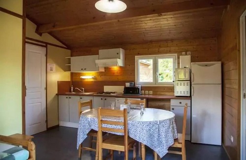 Naucelle Ski Chalet | Lake Bonnefon campsite * - Chalet PREMIUM with lake view 34 m2 (2 bedrooms) 5 people