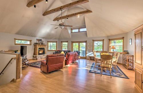Lake Township House | Lake Cabin in Honor with Hot Tub, Dock and Sauna!