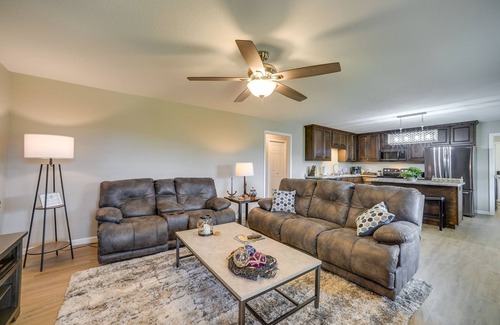 Langston House | Lake Guntersville Vacation Rental w/Fire Pit