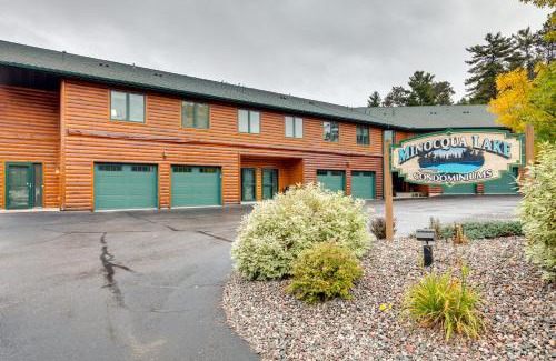 Minocqua Apartment | Lake Minocqua Condo with Shared Fire Pit!