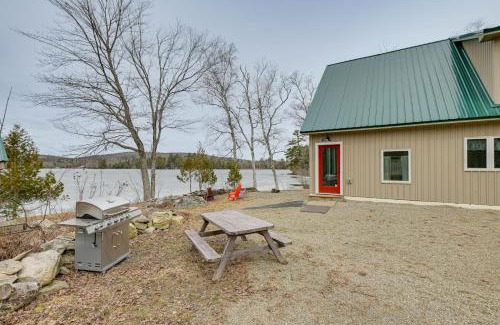 Bucksport House | Lakefront Bucksport Home with Fire Pit and Gas Grill!