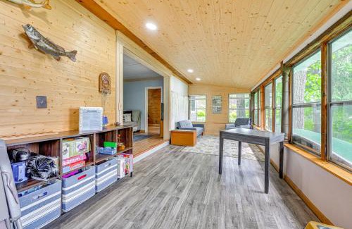 Augusta House | Lakefront Cabin with Fire Pit, Dock, and Boat Rental