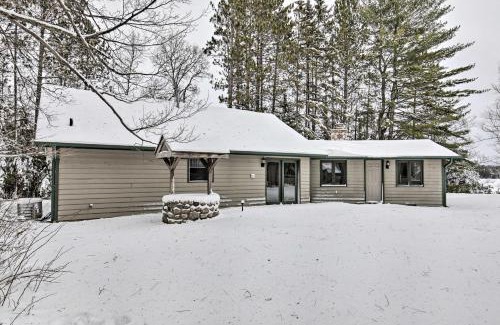 Park Falls House | Lakefront Escape with Fishing Pier and Snowmobiling!