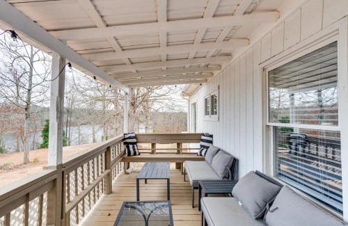 Bogart House | Lakefront Getaway with Porch in Athens Area!