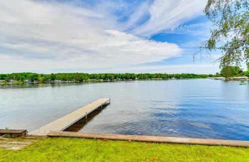 Gladwin House | Lakefront Gladwin Vacation Rental with Deck and Dock!