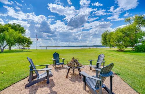Graford House | Lakefront Graford Home with Fire Pit and Private Dock!