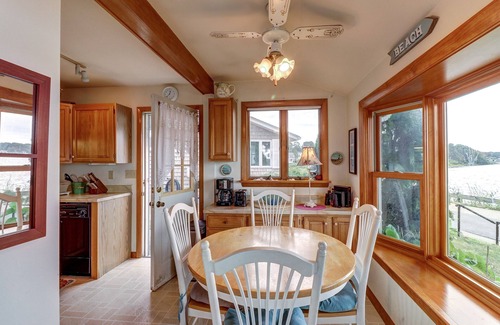 Falmouth Heights House | Lakefront home with beach views, WiFi, gas grill & patio - near beach