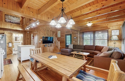 Greenville House | Lakefront home with private dock, canoe & kayak, fast WiFi, and firepit - dog OK