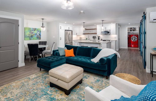 Halifax County Apartment | Lakefront King bed w/lux hot tub.