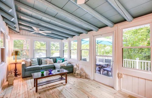 Chesapeake Ranch Estates-Drum Point House | Lakefront Lusby Home with Fire Pit 3 Mi to Beach!