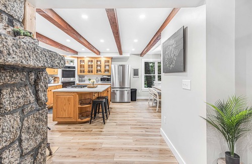 Lucerne-in-Maine House | Lakefront, newly rebuilt, dog-friendly home with private beach, dock & firepit