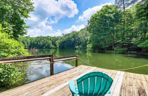 Walnut Mountain House | Lakeside Cabin Game Room, Dock, Orchard, Wineries