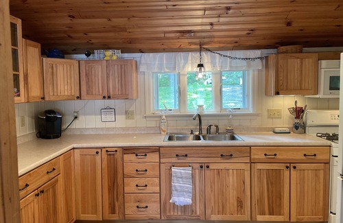 Dover-Foxcroft House | Lakeside camp with private beach, dock and so much more!