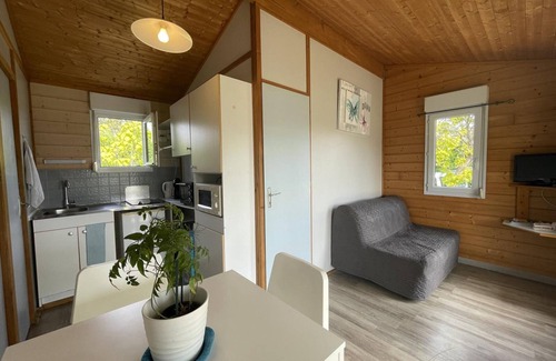 Pierrefitte-sur-Loire Cottage | Lakeview Chalets: Terraces, BBQ, Swimming, Pedal Boats, Fishing, Pet-Friendly, All-Inclusive Amenities