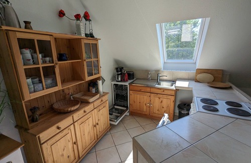 Muritz House | Landhaus Fischersruh on Lake Plau cozy. Apartment Private beach Rowing boat Fishing U