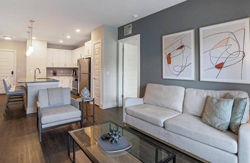Wetmore Apartment | Landing | Modern 2BD, Yoga Studio, Clubhouse