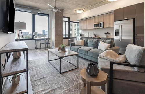 Baileys Crossroads Apartment | Landing | Stylish 2BD, Game Room, Gym