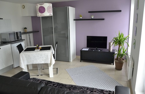 Laon Apartment | Laon studio "Les Lilas" on one level with garden and private spa