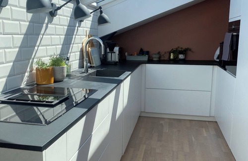 Grunerlokka Apartment | Large apartment with sunny roof terrace and parking