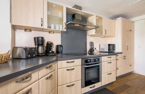 Schonach im Schwarzwald Apartment | Large historic apartment with sauna, fitness room, fireplace, fire pit and garden