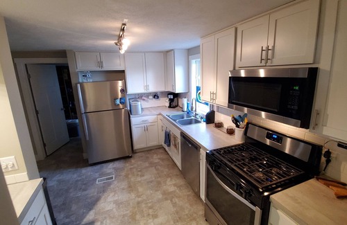 Smyrna House | Large lake house with Beach side Tiki BAR