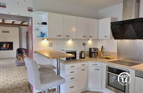 Andouille Cottage | Large renovated stone house with fireplace, piano, and WiFi in Andouillé