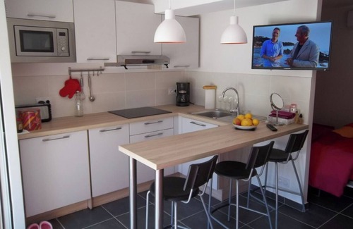 La Capte Apartment | LARGE STUDIO (26m2) and large terrace (14m2) 50m from the sea and beach