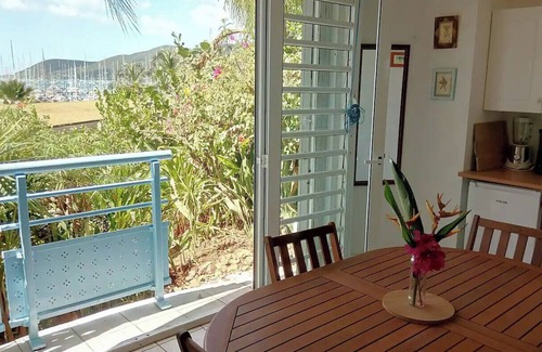 Le Marin Apartment | Large studio overlooking the Caribbean Sea near Le Marin marina.