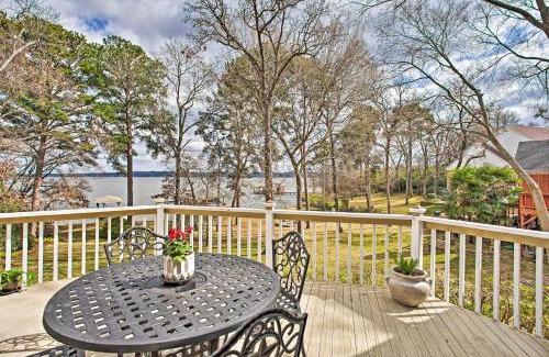 Coffee City House | Large Waterfront Lake Palestine Home with Deck, Dock