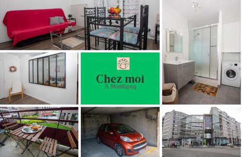 Montigny-le-Bretonneux Apartment | Le Chez Moi Hyper Centre Parking 3mn Gare
