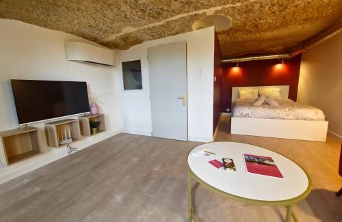 Saint-Etienne-de-Chigny Apartment | Le Cocon Troglodyte