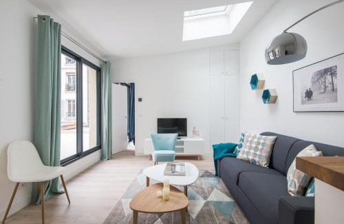 Quartier de Javel Apartment | Le Scandinave, F3 avec terrasse, Villa Saint Charles