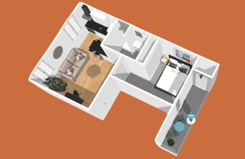 Bourg-en-Bresse Apartment | Le Tournassin-Balcon-Stationnement gratuit