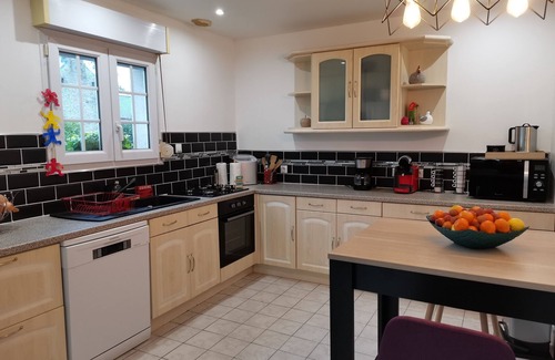 Gonneville-le-Theil House | Les Hortensias 6/8 person holiday home with garden, trampoline