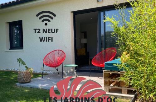 Soual Apartment | Les Jardins d'Oc - Wifi, Terrasse et Jardinet - Appart T2 neuf