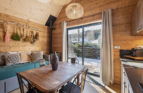 Barbey-Seroux Cabin | Les Jolis Chalets: Magnificent lodge with swimming pool and jacuzzi