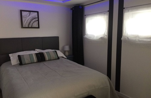 Wimereux House | Les Nymphéas chambre baignoire balneo ciel étoilé