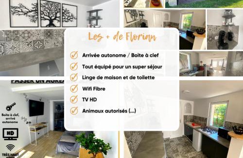 Rai Apartment | Les Papillons Studio La Foulnerie avec cour autonome 61270 Rai proche 61300 l'Aigle -Sanateflo-