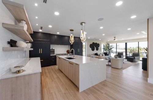 Sarasota House | Lido Luxe Estate: Large Rental Steps to the Beach with Pool, Spa, Outdoor Games