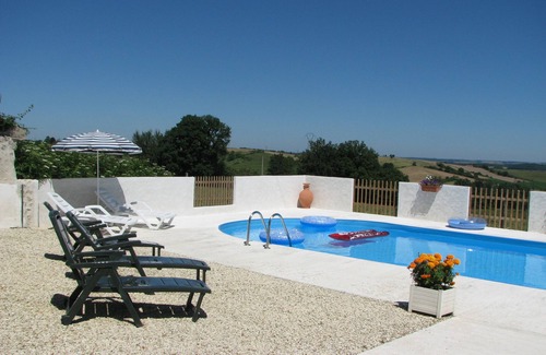 Salles-Lavalette Cottage | Limerac child-friendly cottage, heated pool, toddler's pool & wheelchair access.